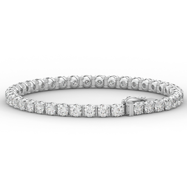 10.50CT.TW ROUND LAB DIAMOND TENNIS BRACELET - Nazarelle