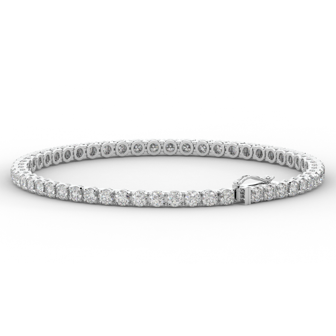 5.75CT.TW ROUND LAB DIAMOND TENNIS BRACELET - Nazarelle