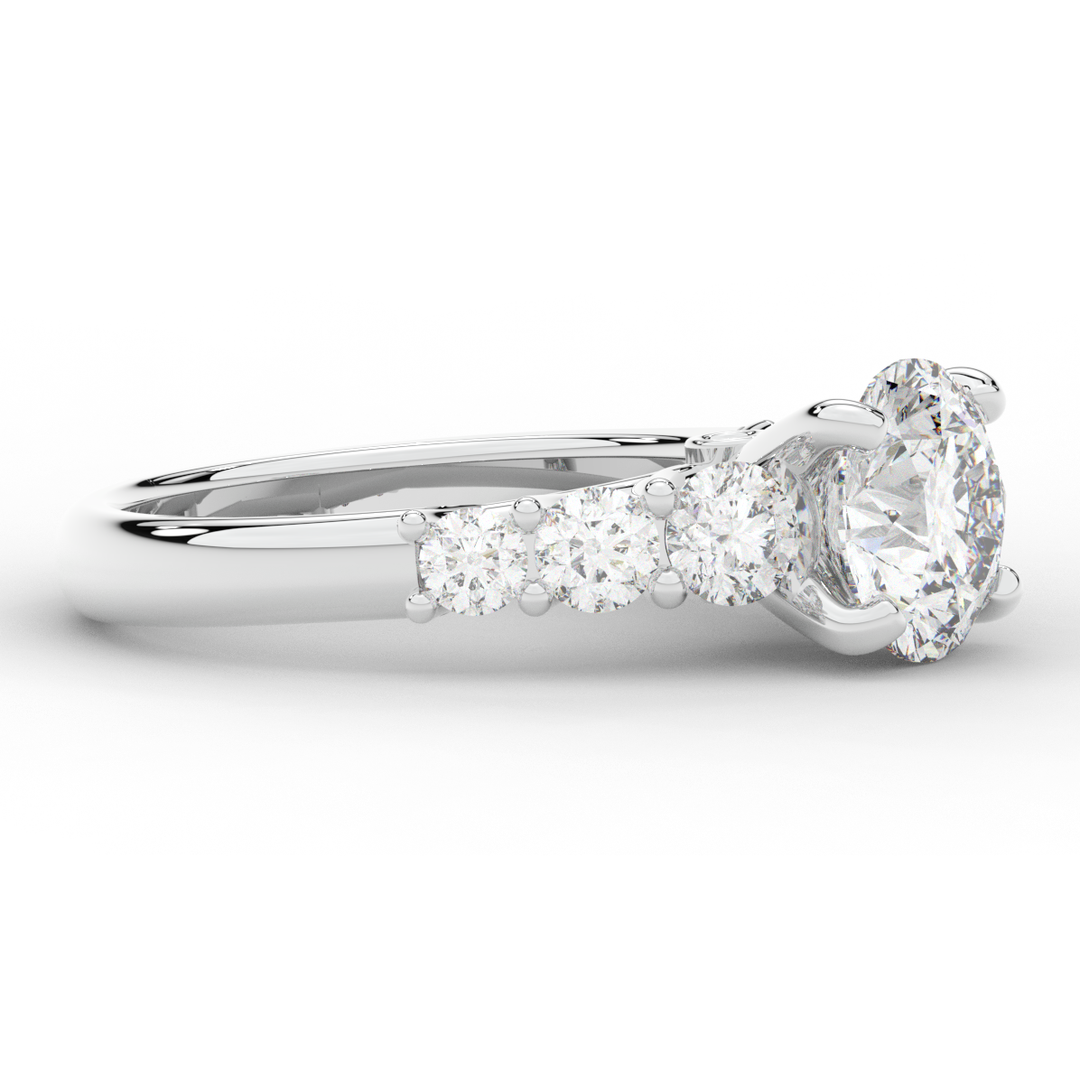 3.00CT.TW ROUND LAB DIAMOND  ENGAGEMENT RING