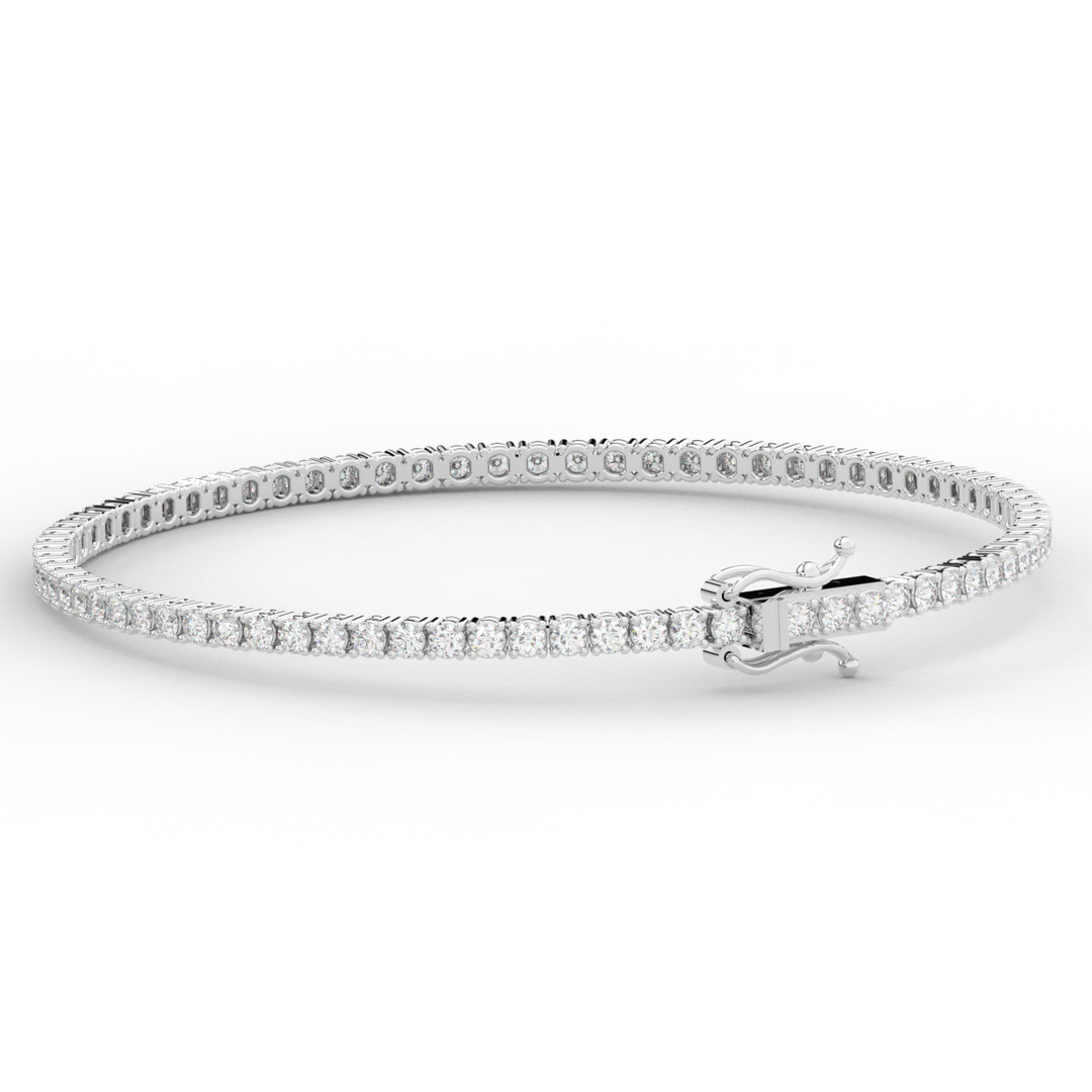 3.00CT.TW ROUND LAB DIAMOND TENNIS BRACELET