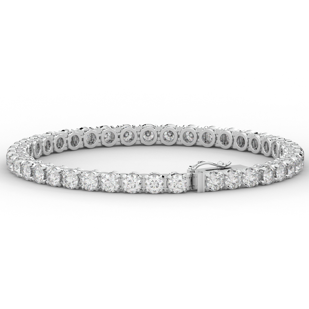 10.50CT.TW ROUND LAB DIAMOND TENNIS BRACELET - Nazarelle