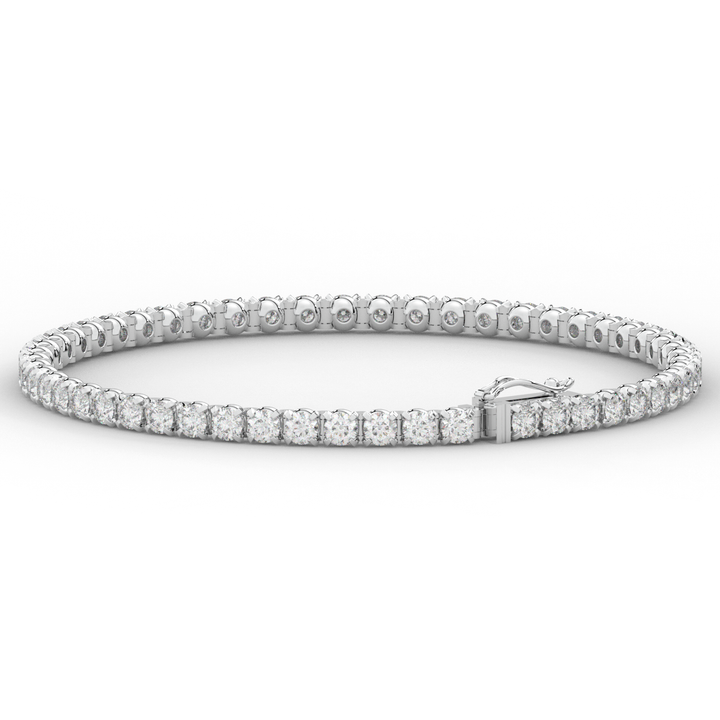 5.30CT.TW ROUND LAB DIAMOND TENNIS BRACELET - Nazarelle