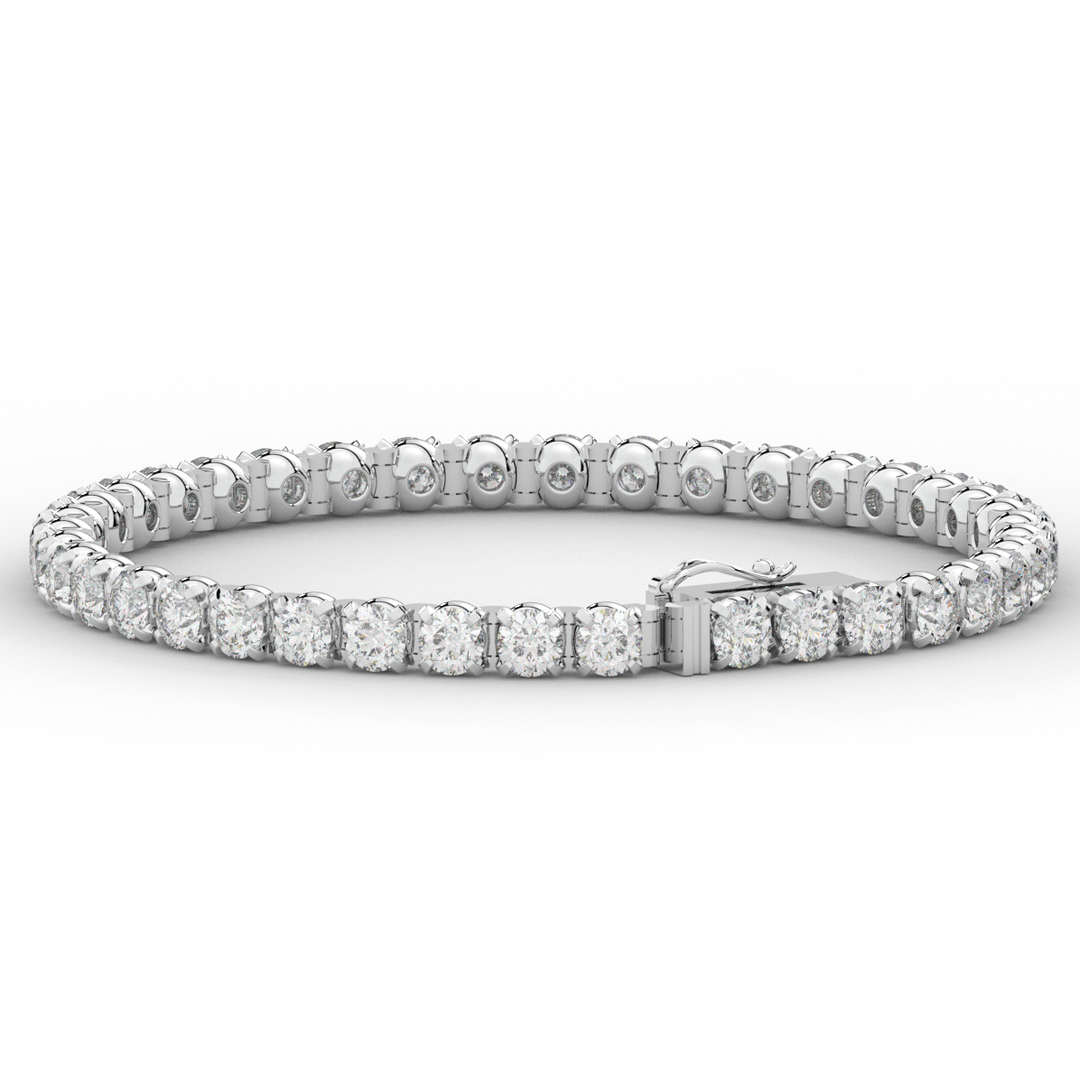 10.50CT.TW ROUND LAB DIAMOND TENNIS BRACELET - Nazarelle