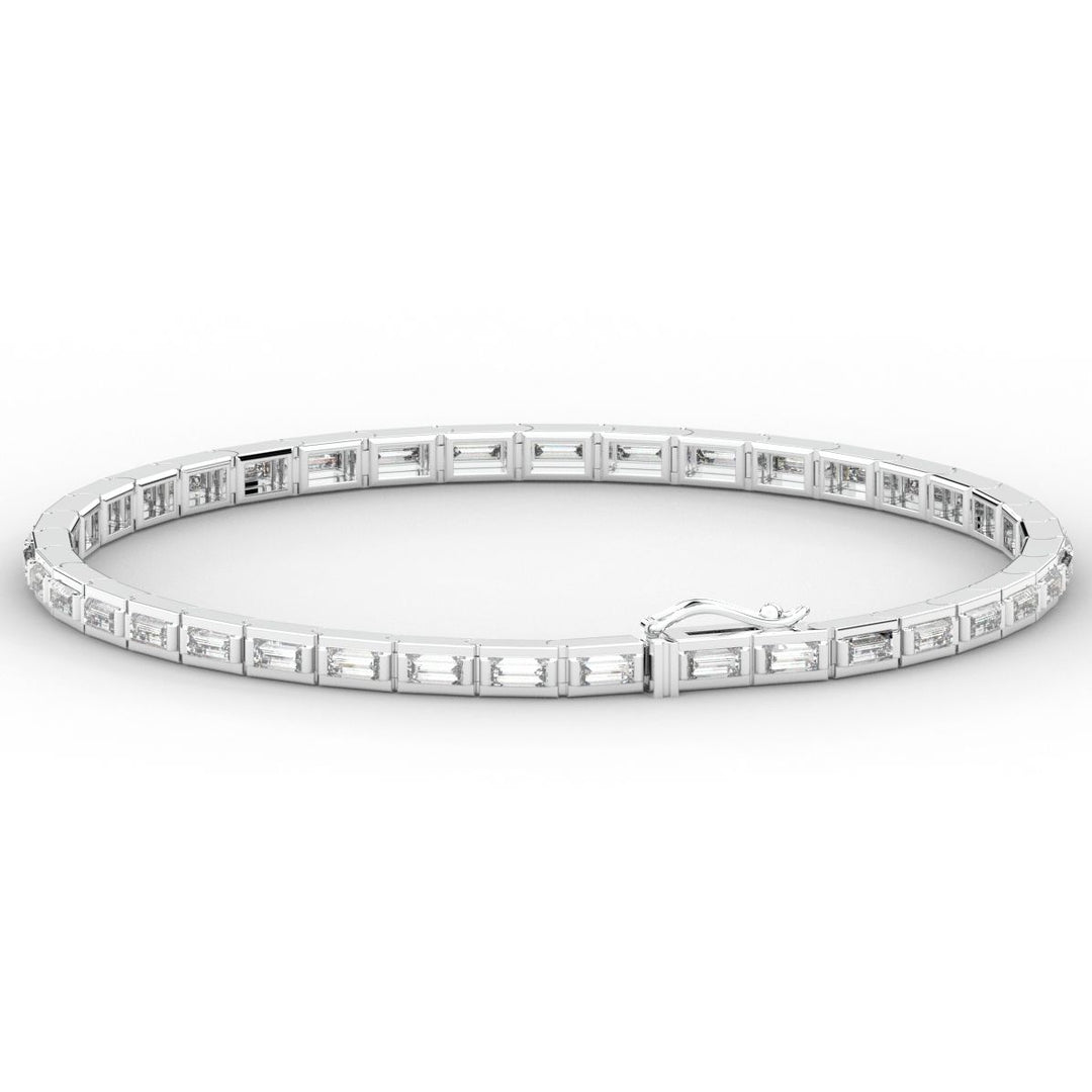 3.40CT.TW ROUND LAB DIAMOND TENNIS BRACELET