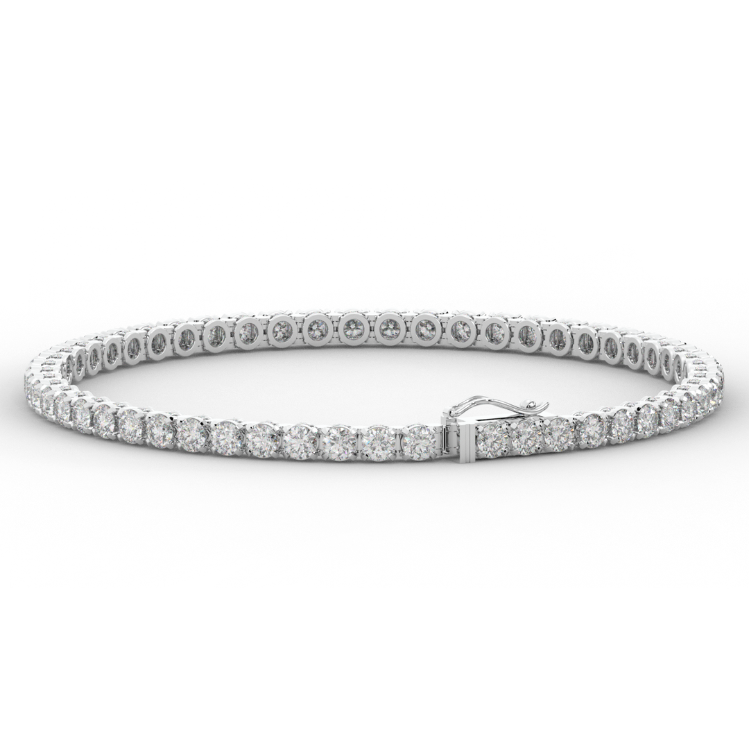 5.75CT.TW ROUND LAB DIAMOND TENNIS BRACELET - Nazarelle