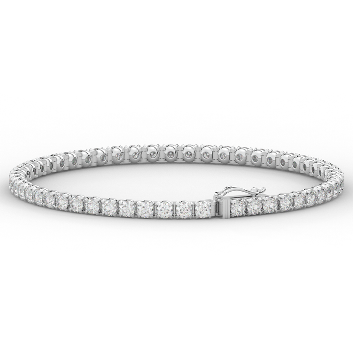 5.30CT.TW ROUND LAB DIAMOND TENNIS BRACELET - Nazarelle