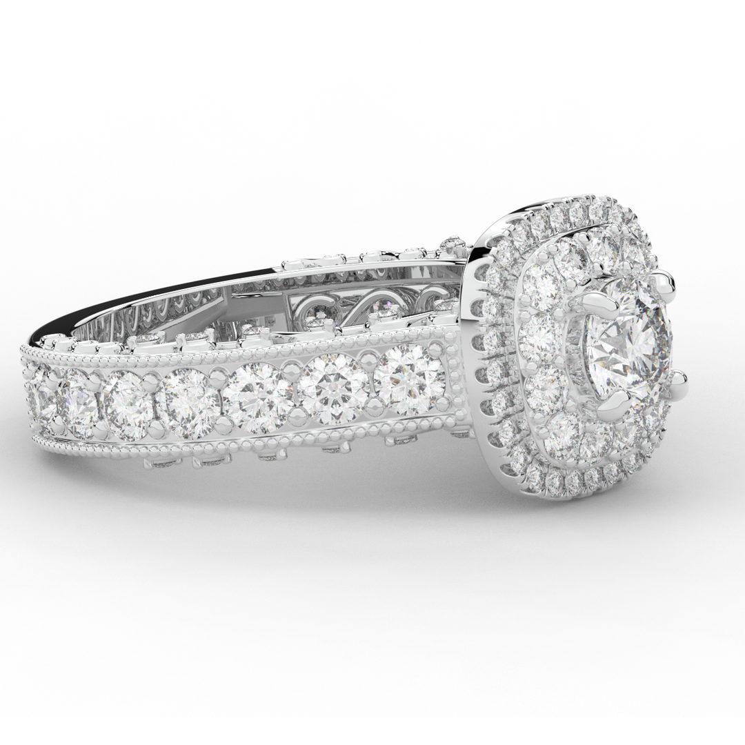 2.30CT.TW ROUND LAB DIAMOND ENGAGEMENT RING