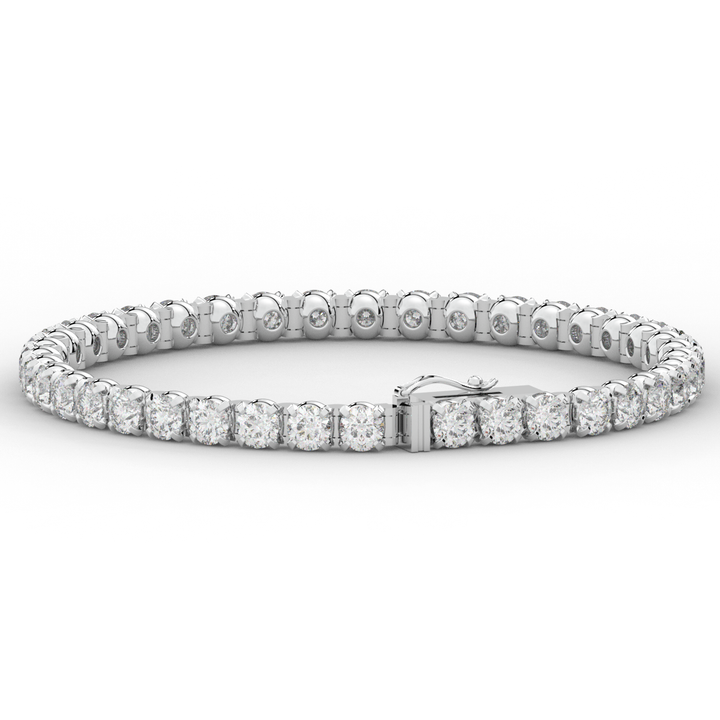 10.50CT.TW ROUND LAB DIAMOND TENNIS BRACELET - Nazarelle