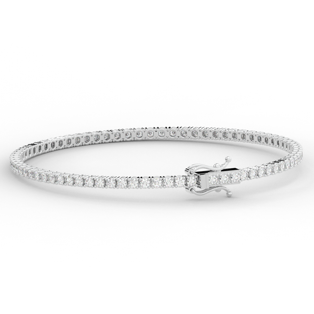 3.00CT.TW ROUND LAB DIAMOND TENNIS BRACELET