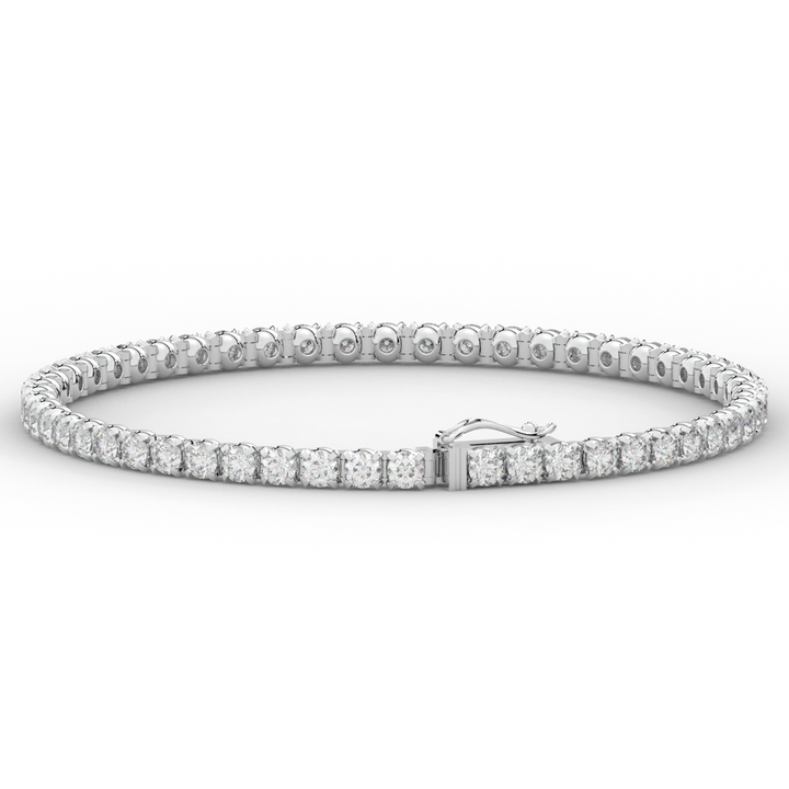 5.30CT.TW ROUND LAB DIAMOND TENNIS BRACELET - Nazarelle