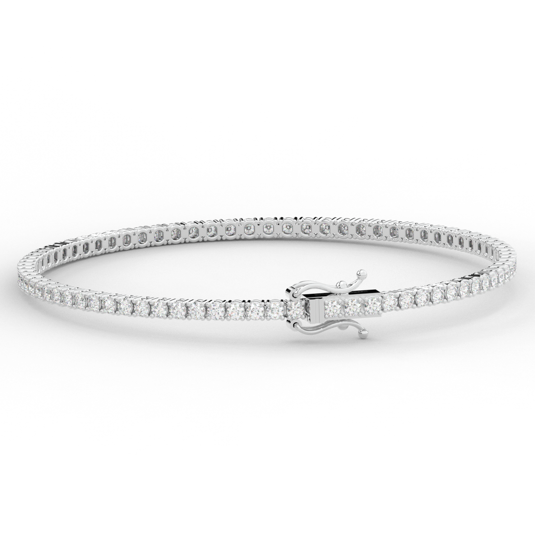 3.00CT.TW ROUND LAB DIAMOND TENNIS BRACELET