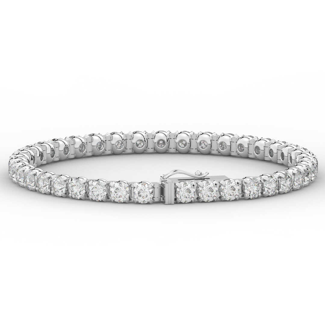 10.50CT.TW ROUND LAB DIAMOND TENNIS BRACELET - Nazarelle