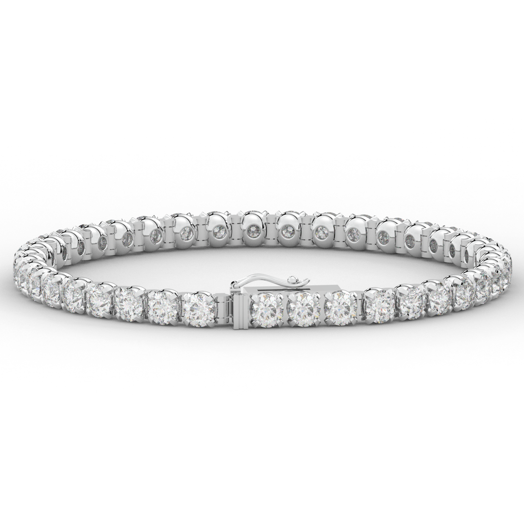 10.50CT.TW ROUND LAB DIAMOND TENNIS BRACELET - Nazarelle