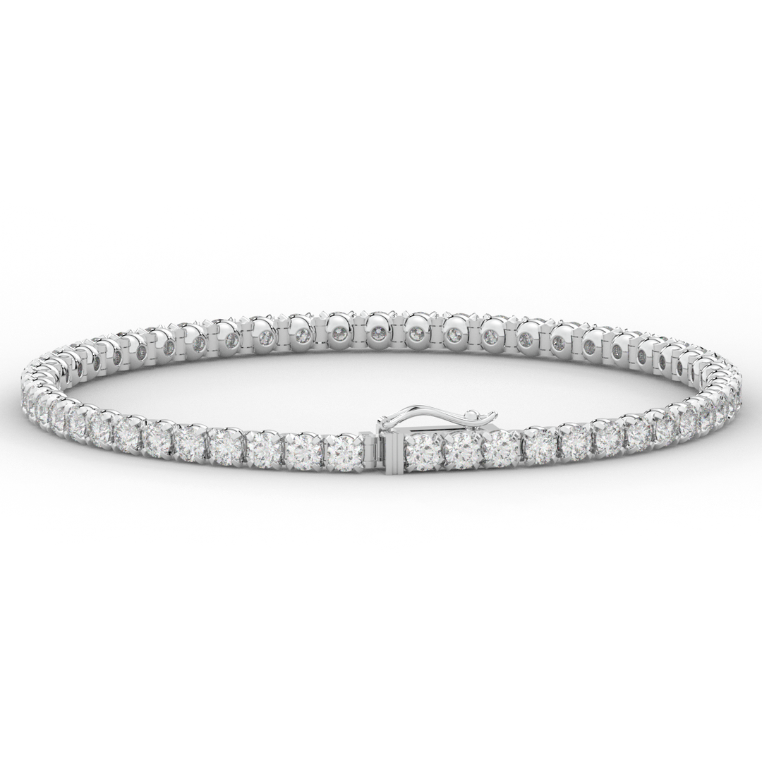 5.30CT.TW ROUND LAB DIAMOND TENNIS BRACELET - Nazarelle