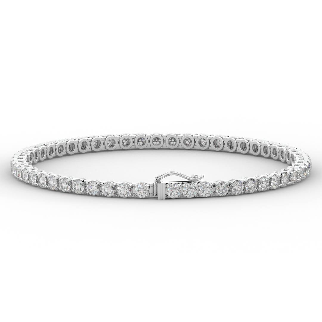 5.75CT.TW ROUND LAB DIAMOND TENNIS BRACELET - Nazarelle