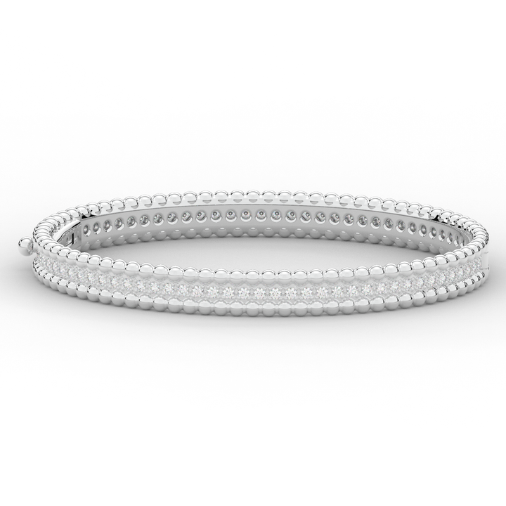 1.20CT.TW ROUND LAB DIAMOND ETERNITY BANGLE