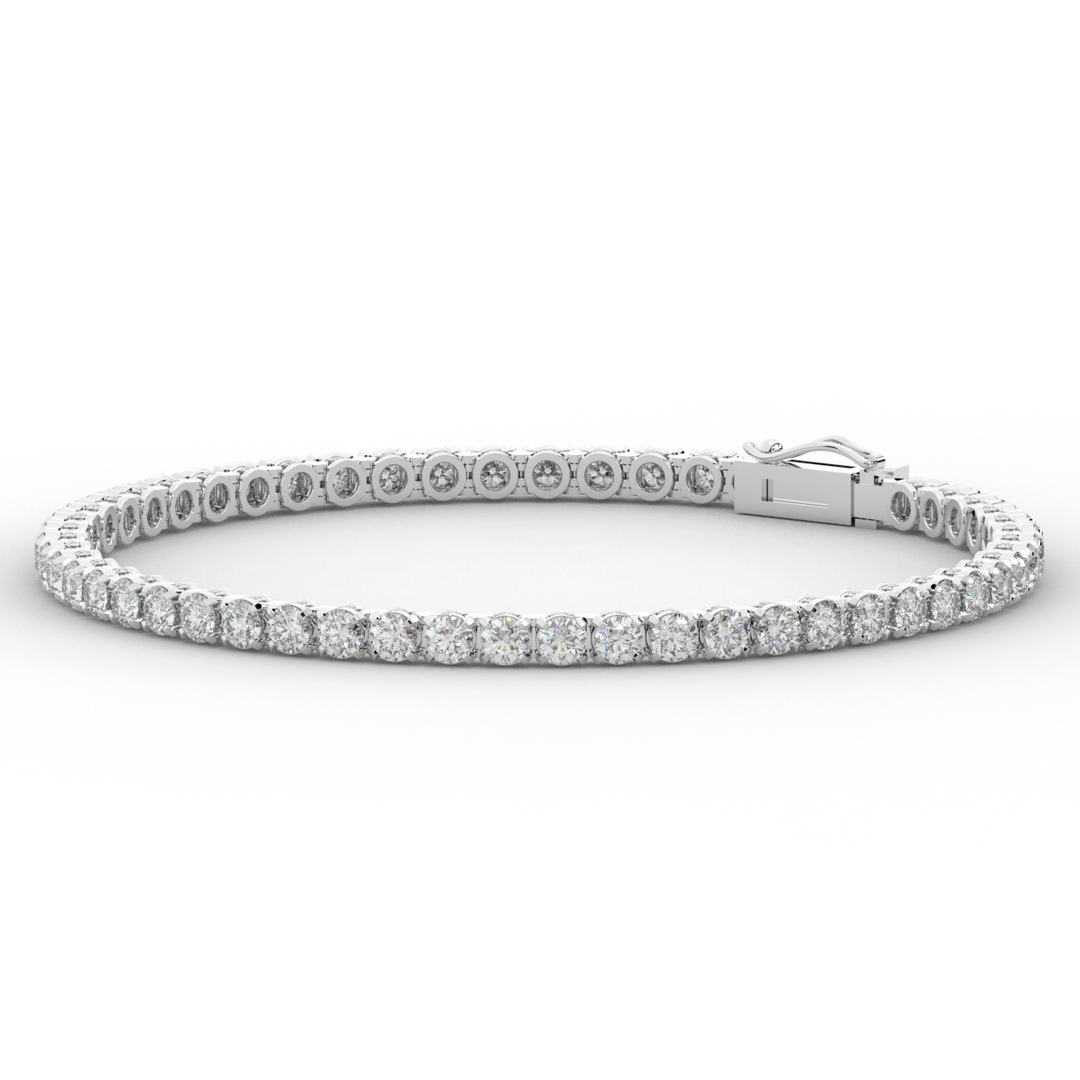 5.75CT.TW ROUND LAB DIAMOND TENNIS BRACELET - Nazarelle