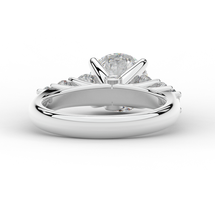 3.00CT.TW ROUND LAB DIAMOND  ENGAGEMENT RING