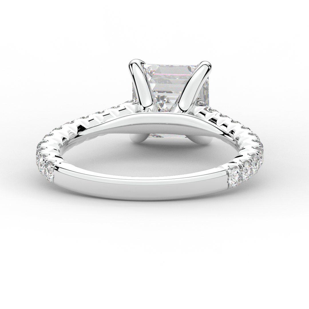 2.40CT.TW ASSCHER LAB DIAMOND ENGAGEMENT RING