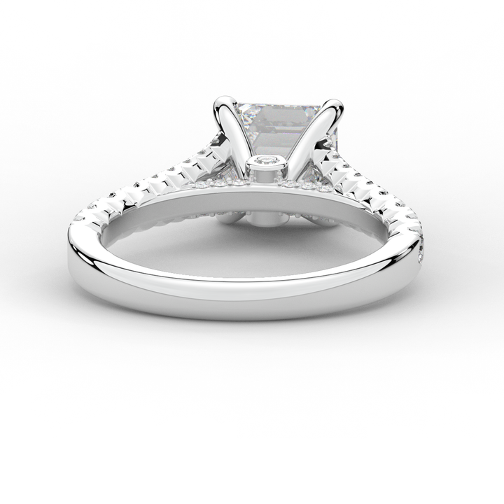 2.45CT.TW ASSCHER LAB DIAMOND ENGAGEMENT RING