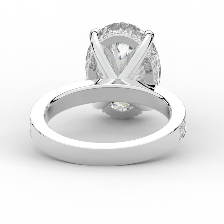 4.30CT.TW OVAL LAB DIAMOND BAND ENGAGEMENT RING