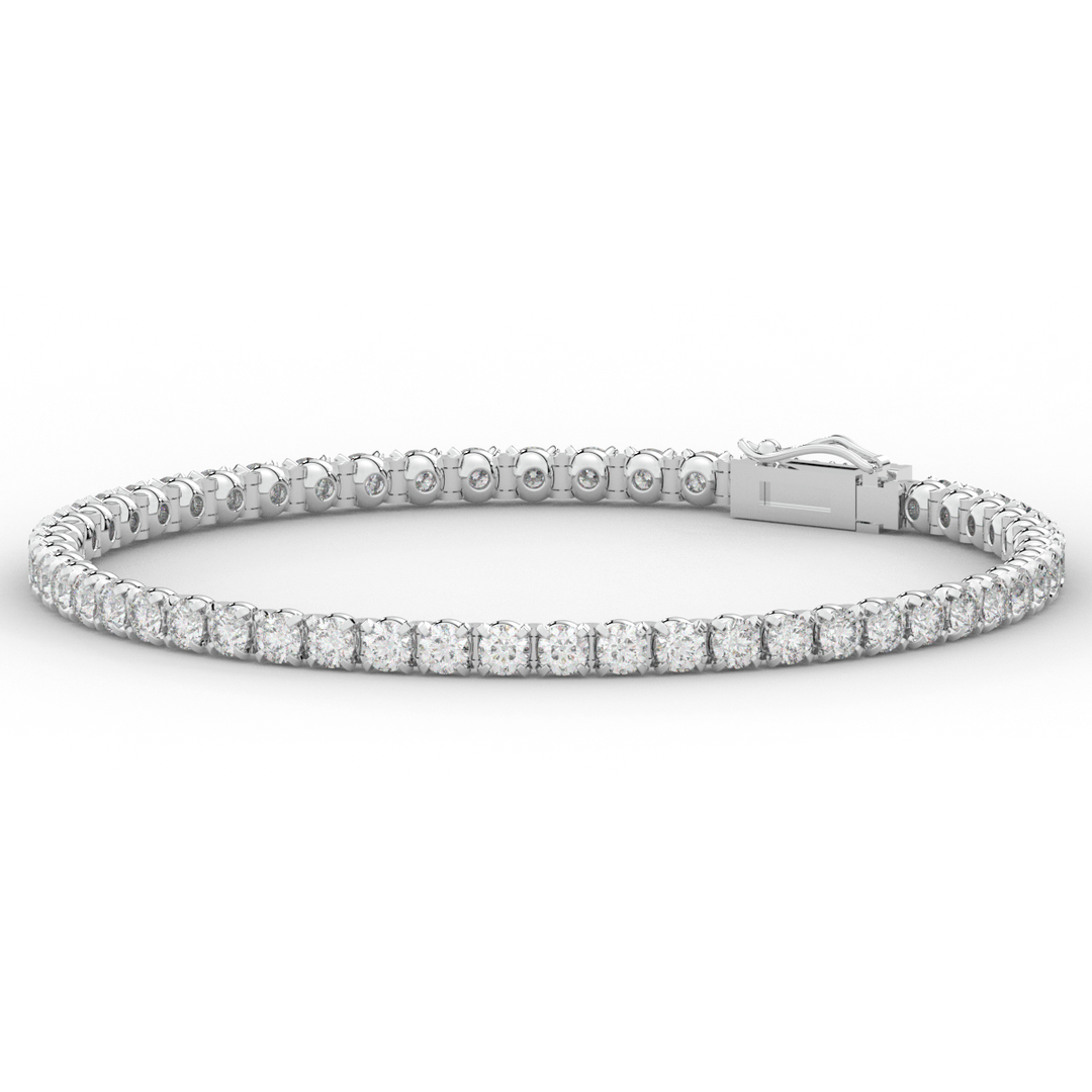 5.30CT.TW ROUND LAB DIAMOND TENNIS BRACELET - Nazarelle