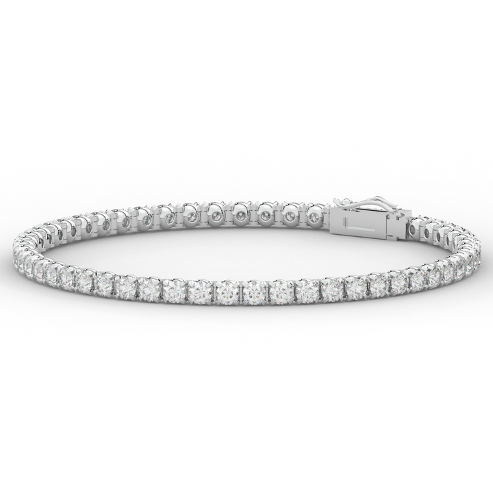 5.30CT.TW ROUND LAB DIAMOND TENNIS BRACELET - Nazarelle