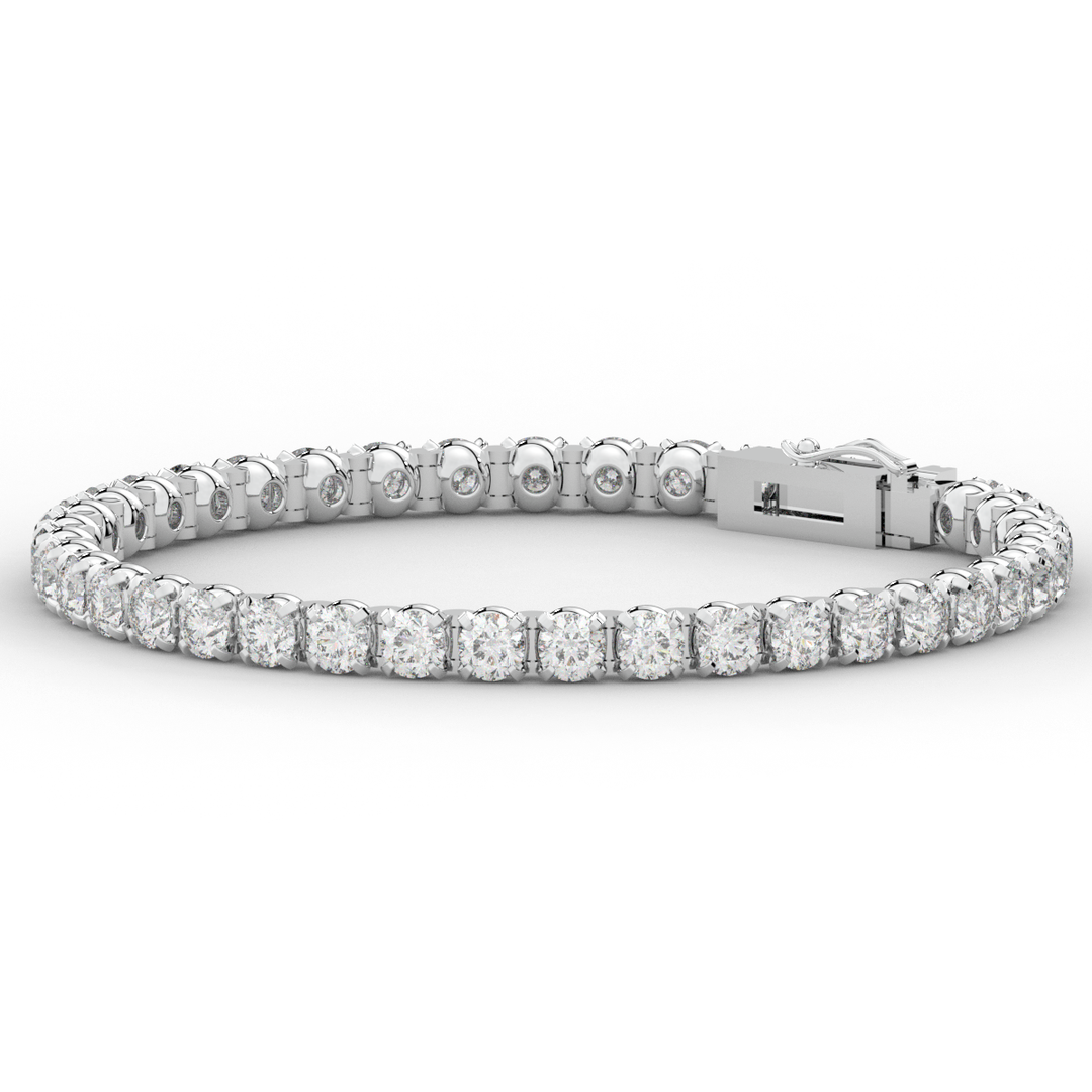 10.50CT.TW ROUND LAB DIAMOND TENNIS BRACELET - Nazarelle