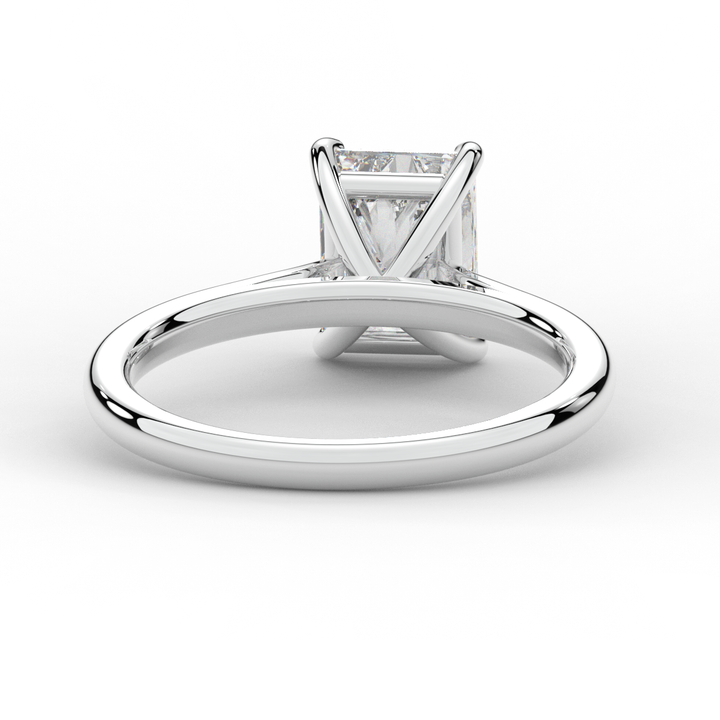 2.00CT RADIANT LAB DIAMOND SOLITAIRE ENGAGEMENT RING