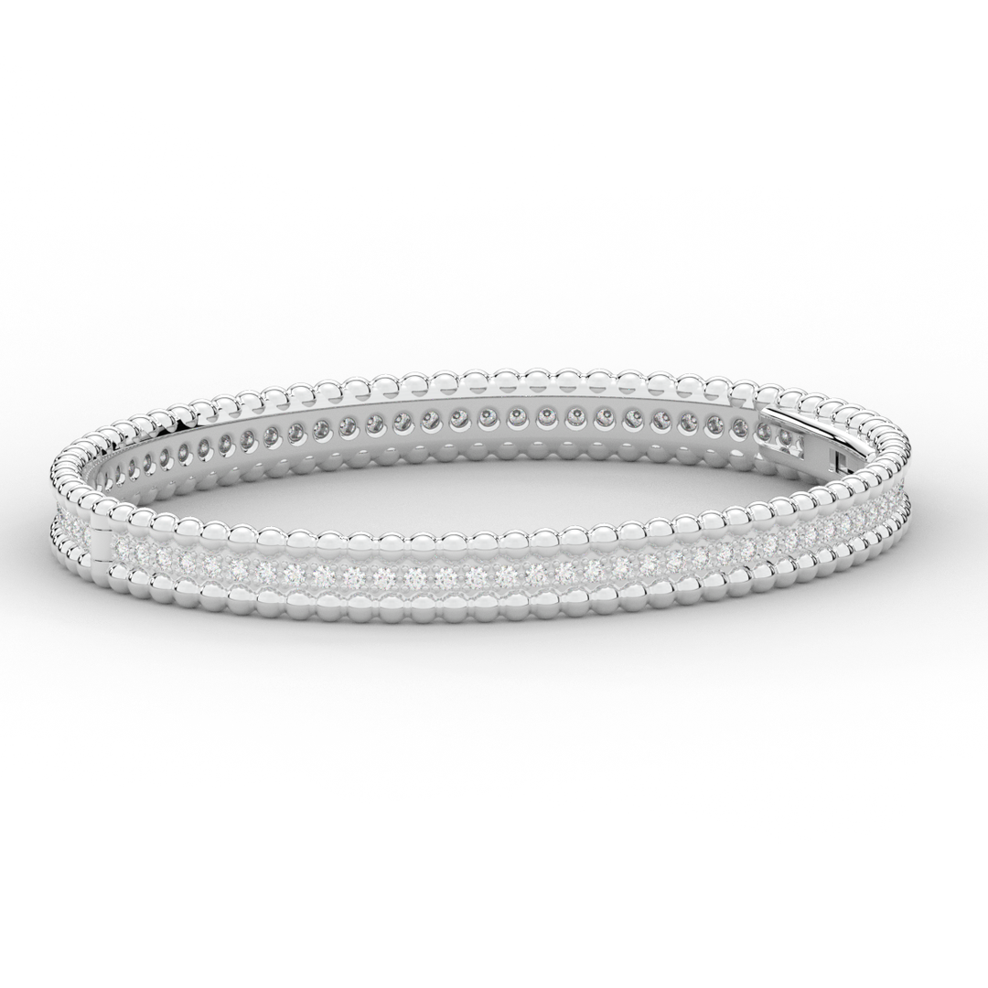 1.20CT.TW ROUND LAB DIAMOND ETERNITY BANGLE