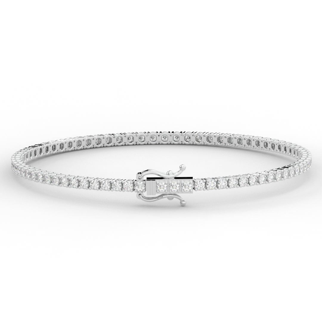 3.00CT.TW ROUND LAB DIAMOND TENNIS BRACELET