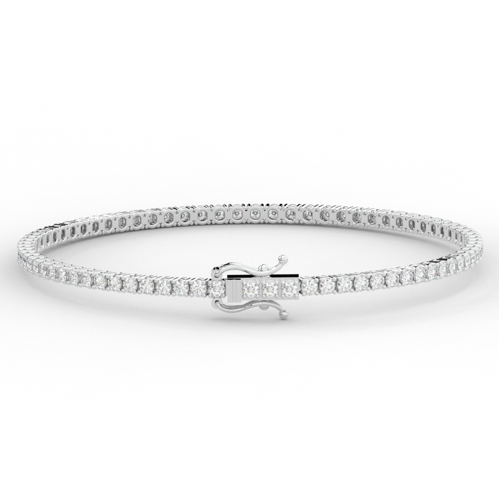 3.00CT.TW ROUND LAB DIAMOND TENNIS BRACELET