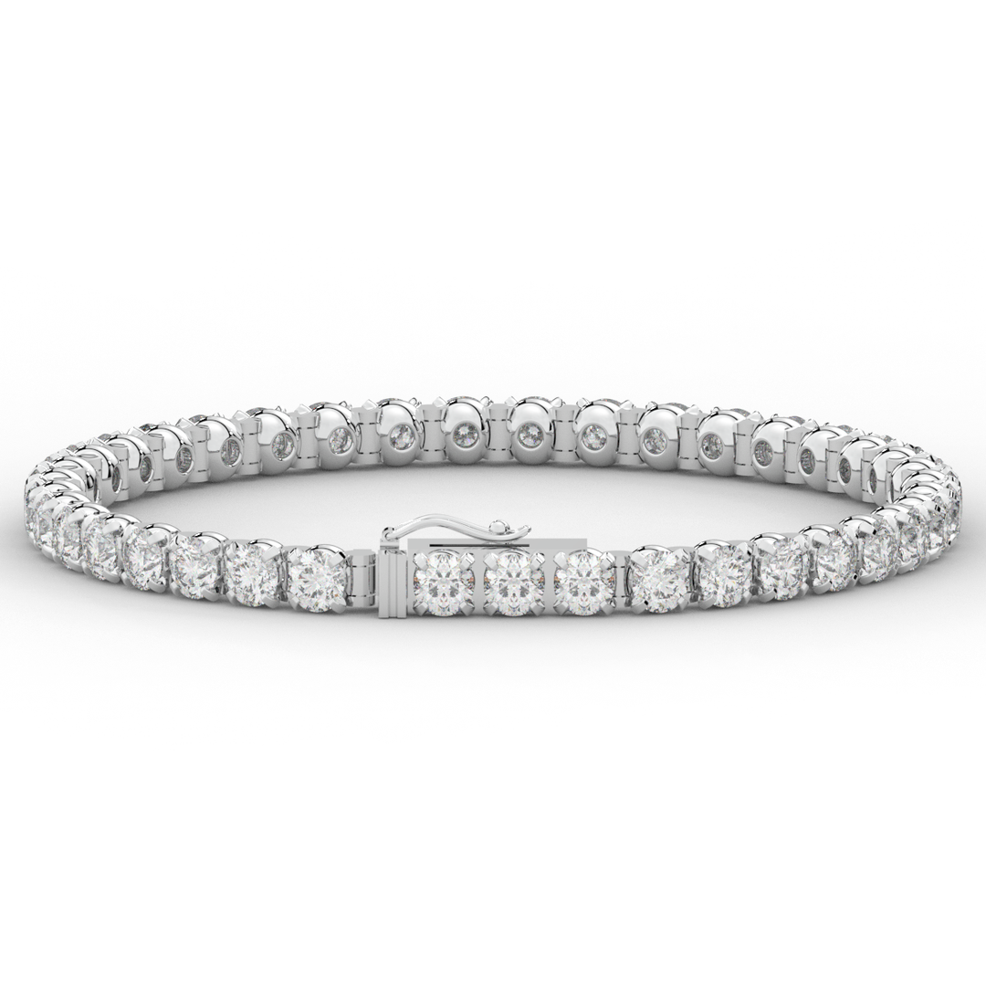 10.50CT.TW ROUND LAB DIAMOND TENNIS BRACELET - Nazarelle