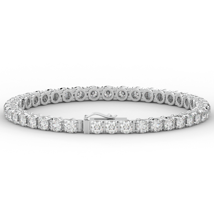 10.50CT.TW ROUND LAB DIAMOND TENNIS BRACELET - Nazarelle