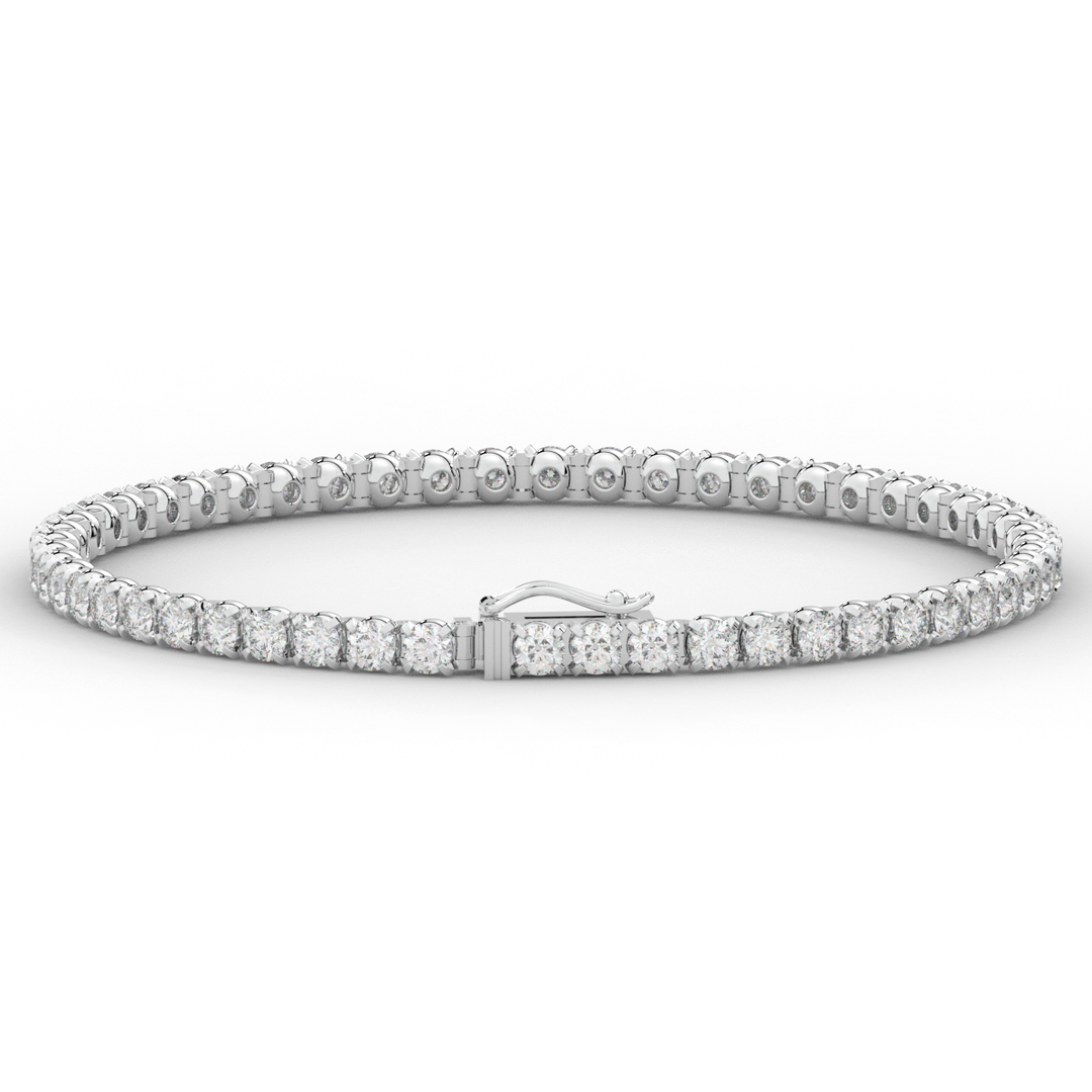 5.30CT.TW ROUND LAB DIAMOND TENNIS BRACELET - Nazarelle