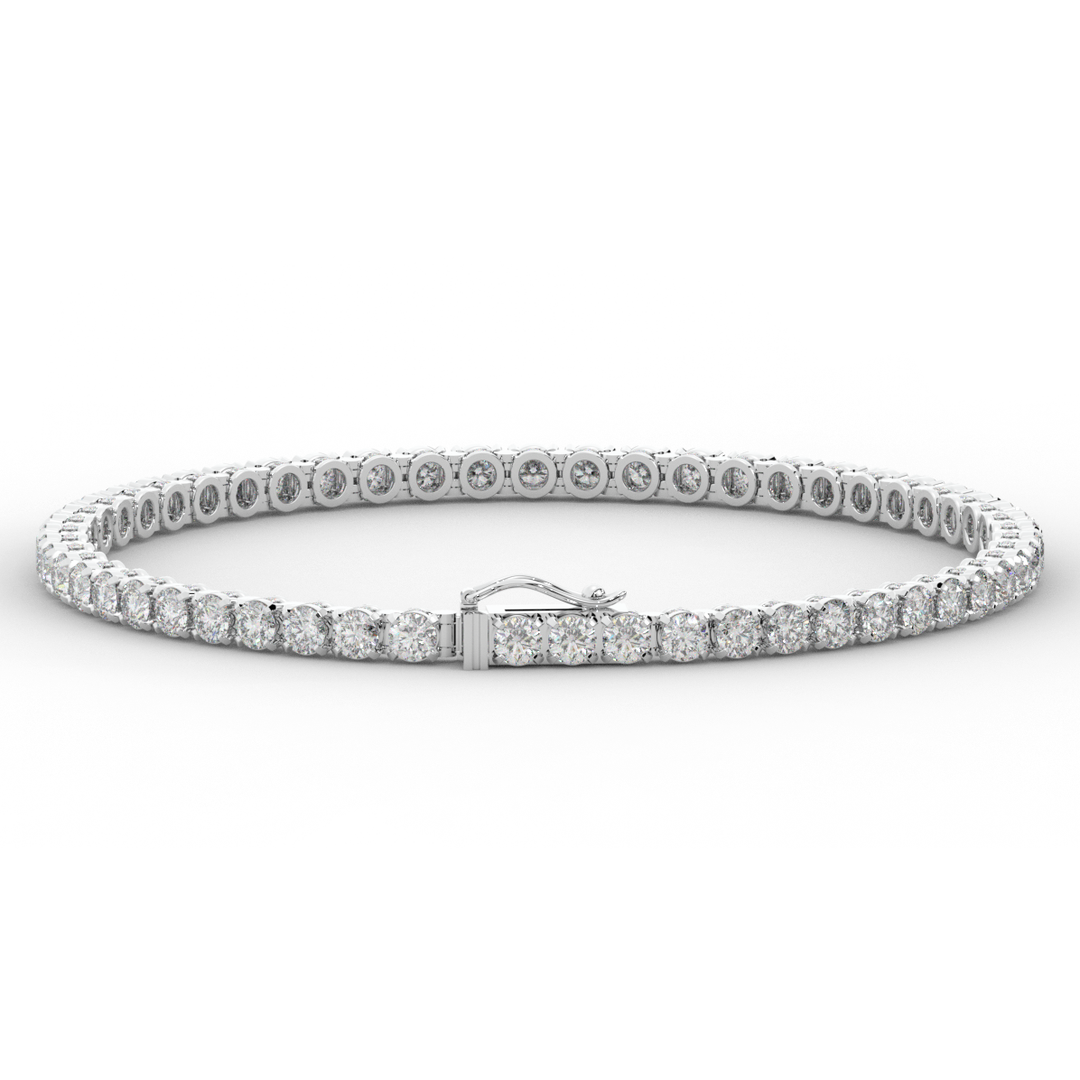 5.75CT.TW ROUND LAB DIAMOND TENNIS BRACELET - Nazarelle