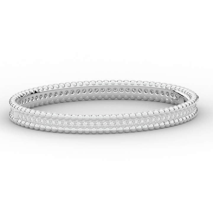 1.20CT.TW ROUND LAB DIAMOND ETERNITY BANGLE