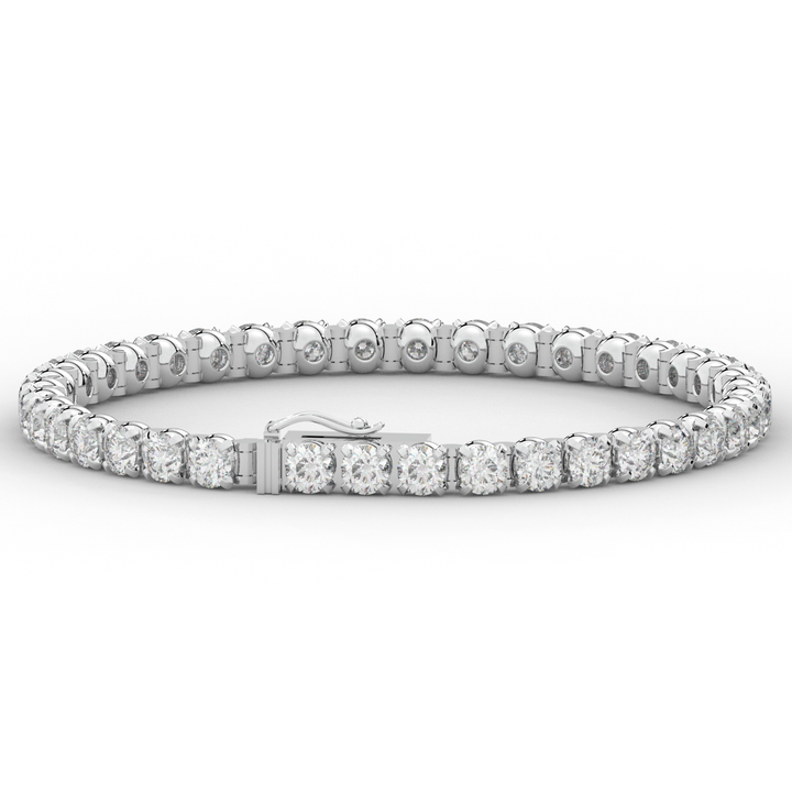 10.50CT.TW ROUND LAB DIAMOND TENNIS BRACELET - Nazarelle