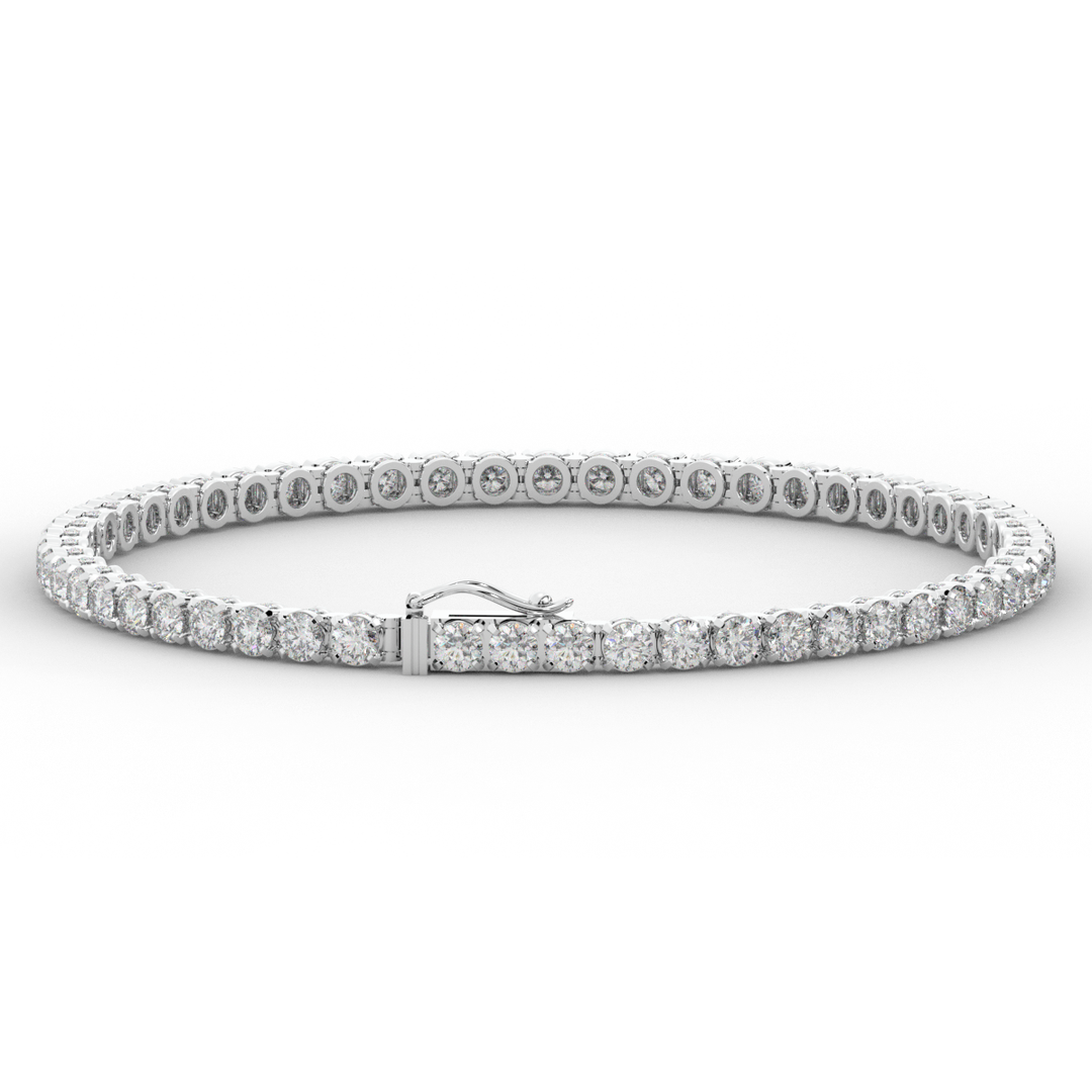 5.75CT.TW ROUND LAB DIAMOND TENNIS BRACELET - Nazarelle