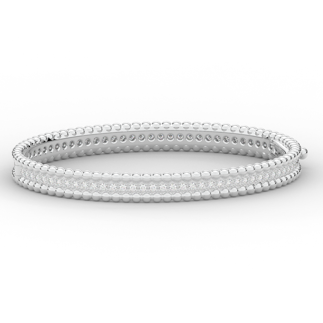 1.20CT.TW ROUND LAB DIAMOND ETERNITY BANGLE