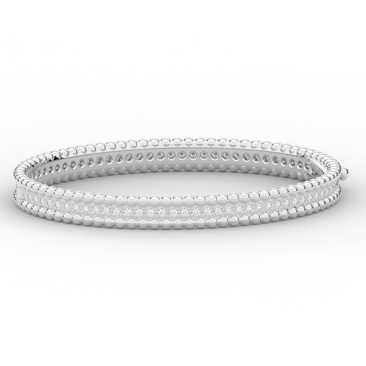 1.20CT.TW ROUND LAB DIAMOND ETERNITY BANGLE