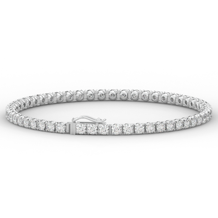 5.30CT.TW ROUND LAB DIAMOND TENNIS BRACELET - Nazarelle