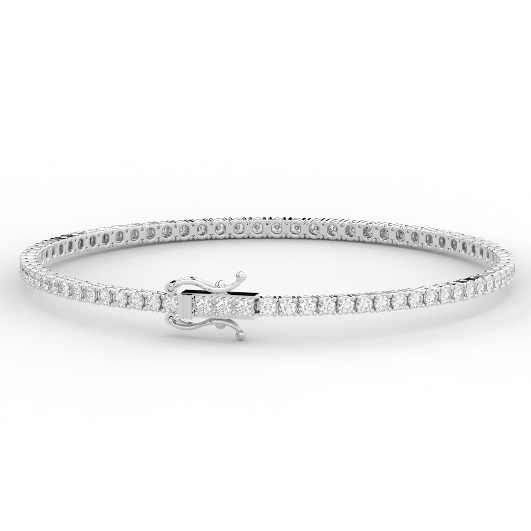 3.00CT.TW ROUND LAB DIAMOND TENNIS BRACELET