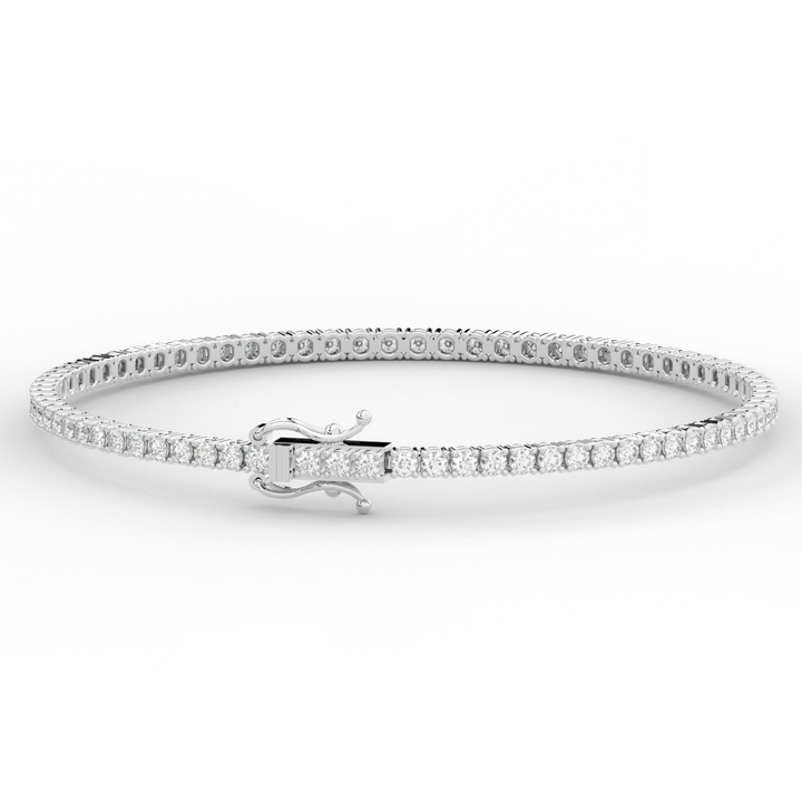 3.00CT.TW ROUND LAB DIAMOND TENNIS BRACELET