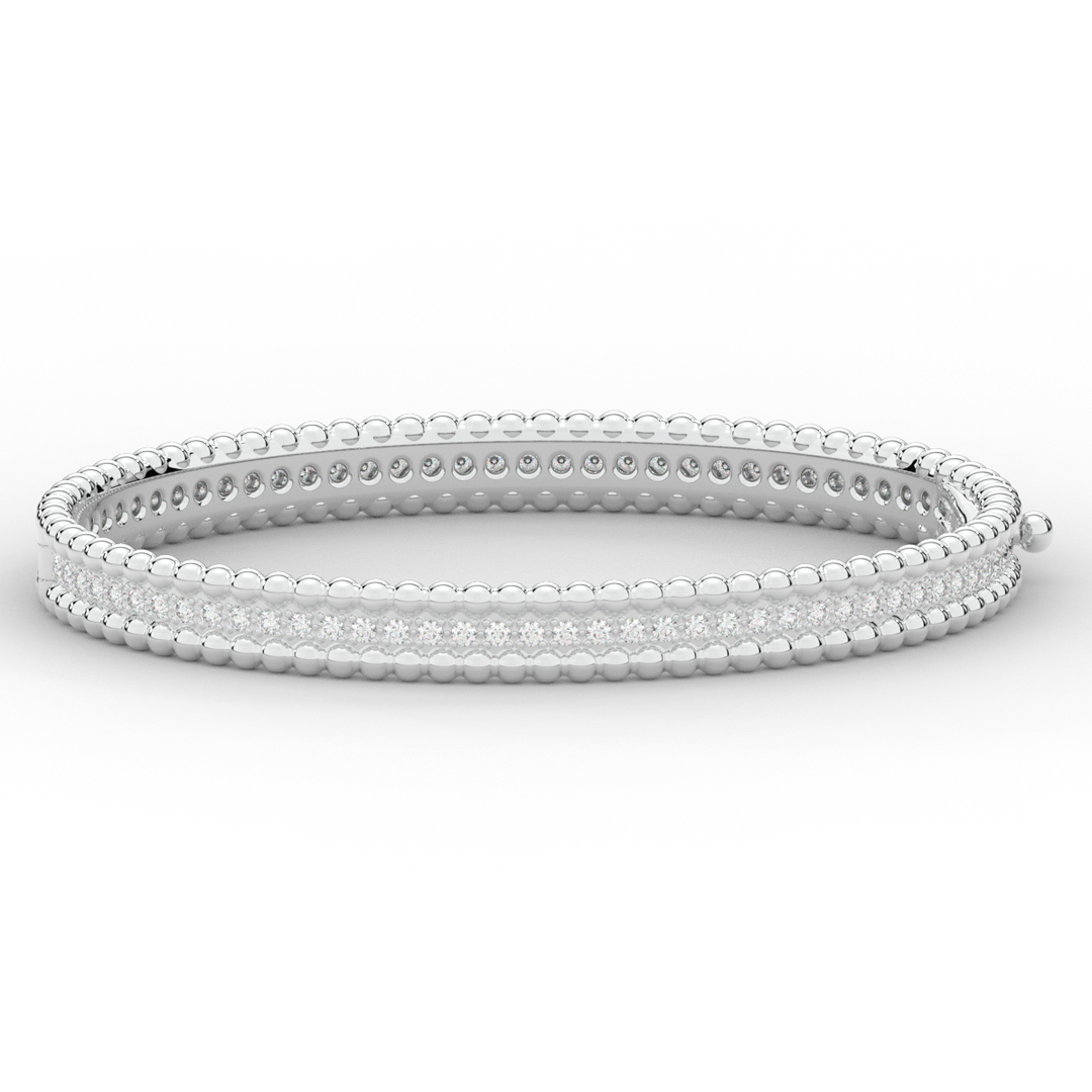 1.20CT.TW ROUND LAB DIAMOND ETERNITY BANGLE