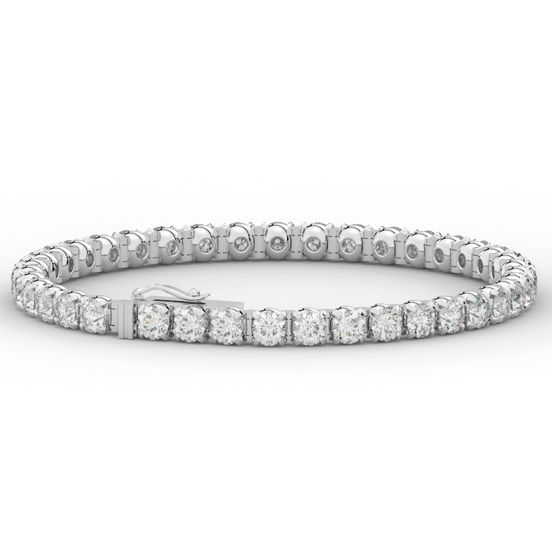 10.50CT.TW ROUND LAB DIAMOND TENNIS BRACELET - Nazarelle