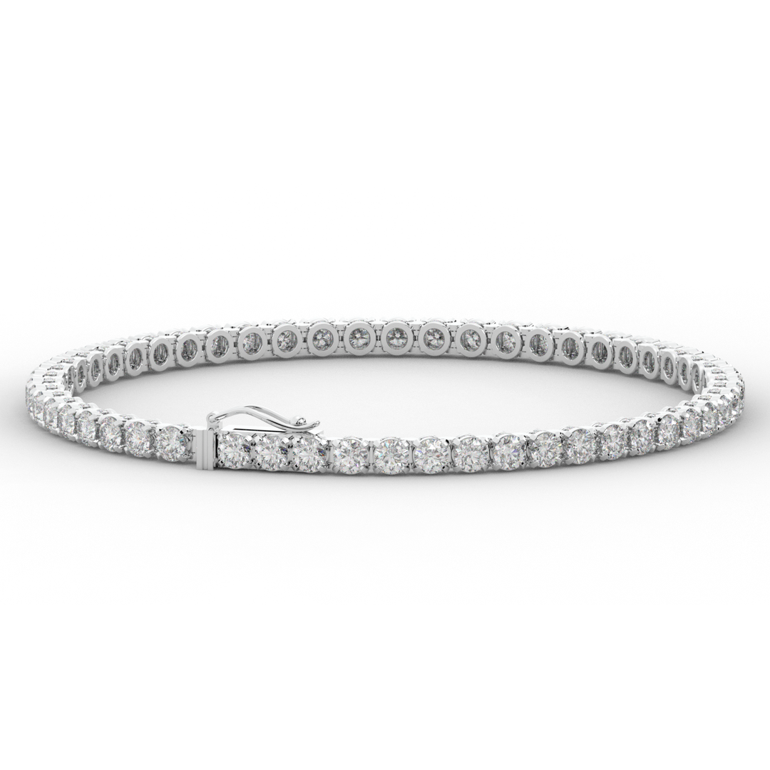 5.75CT.TW ROUND LAB DIAMOND TENNIS BRACELET - Nazarelle