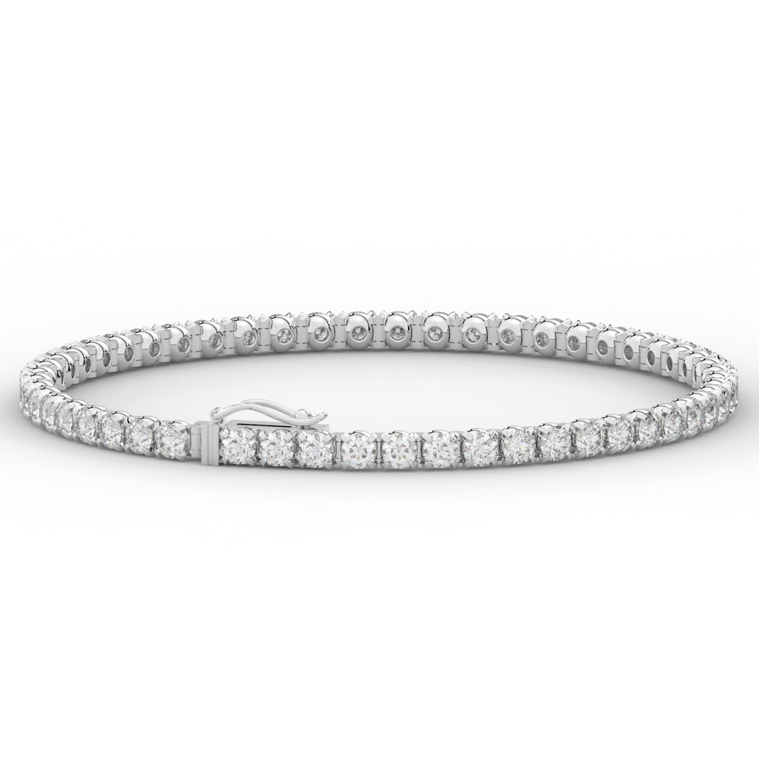 5.30CT.TW ROUND LAB DIAMOND TENNIS BRACELET - Nazarelle