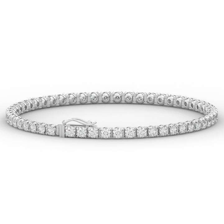 5.30CT.TW ROUND LAB DIAMOND TENNIS BRACELET - Nazarelle