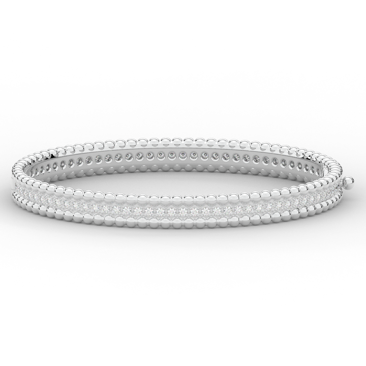 1.20CT.TW ROUND LAB DIAMOND ETERNITY BANGLE